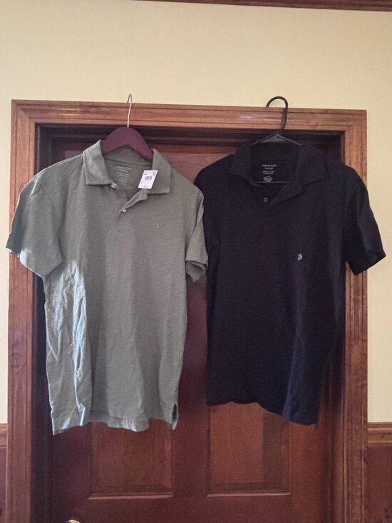 American Eagle Other - Set of 2 NWT American Eagle Men's Short Sleeve Collared Polos